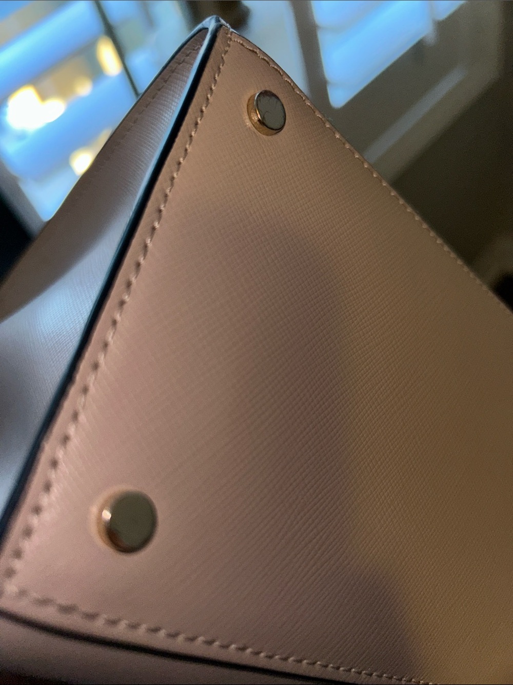 kate spade Two-Tone Cream and White Satchel with Black Trim- EUC - Picture 11 of 15